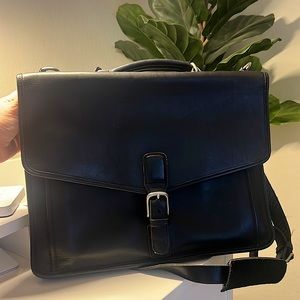 Coach Black Leather Satchel